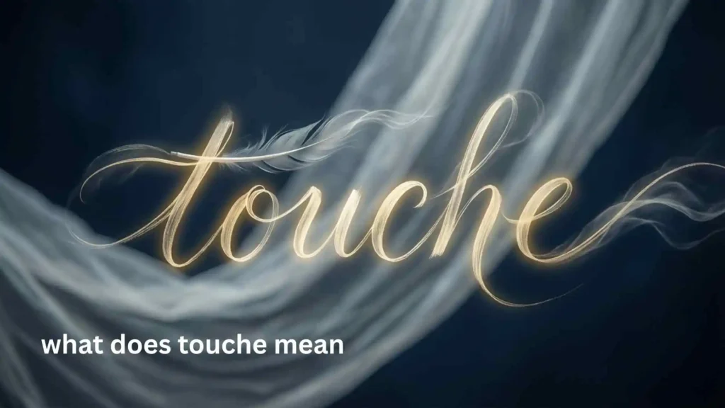 what does touche mean