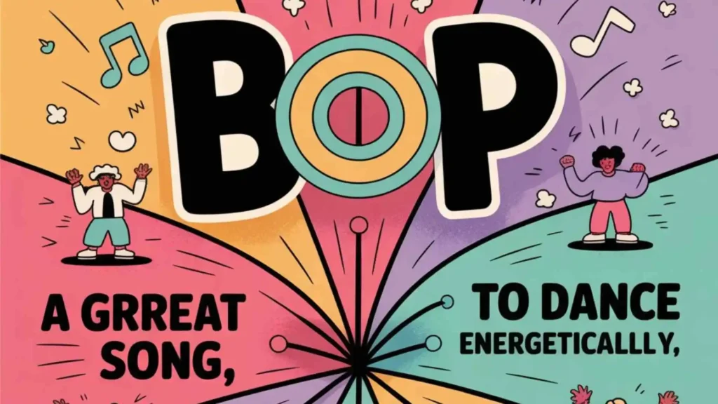 what does bop mean in slang