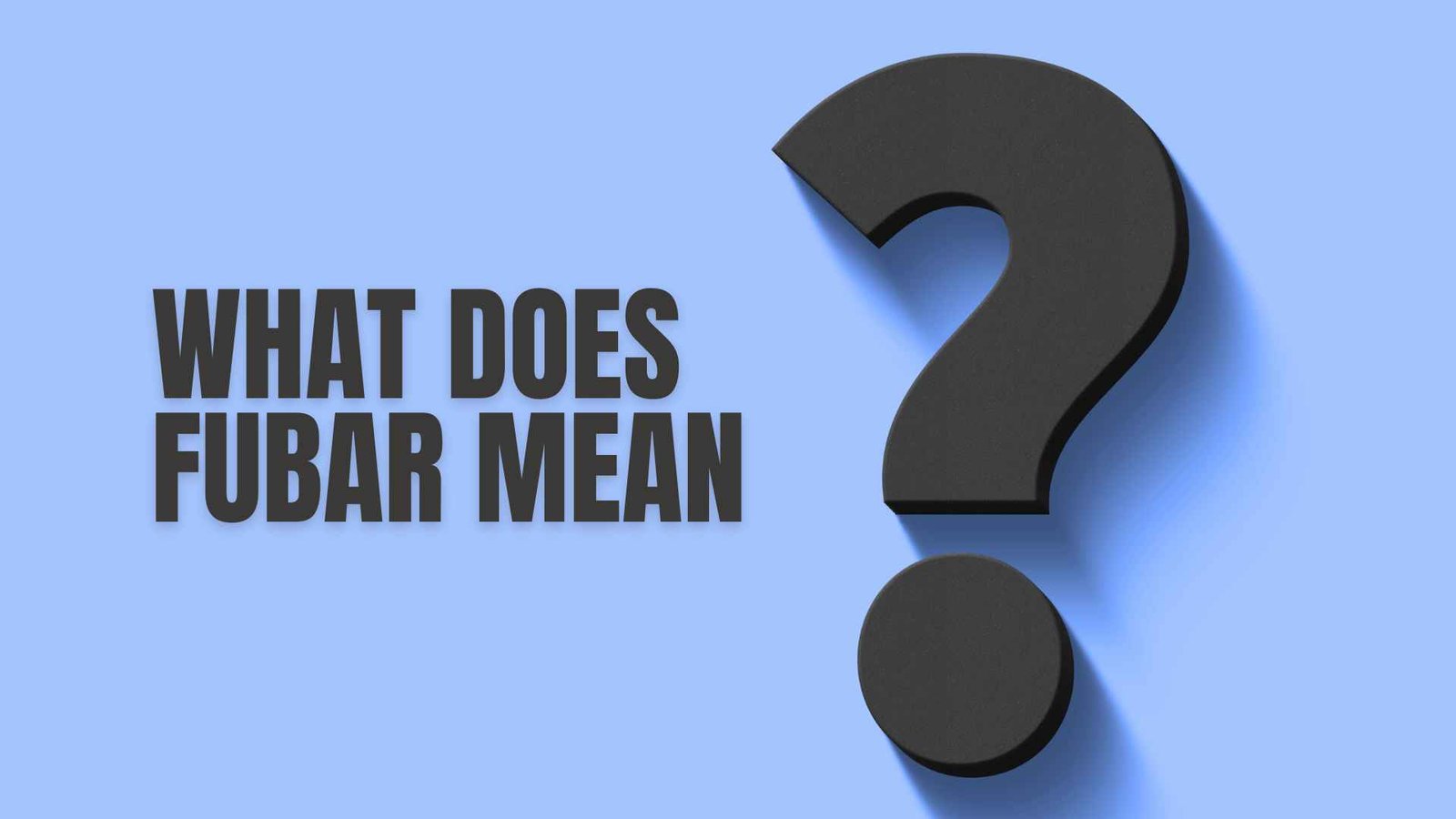 what does fubar mean