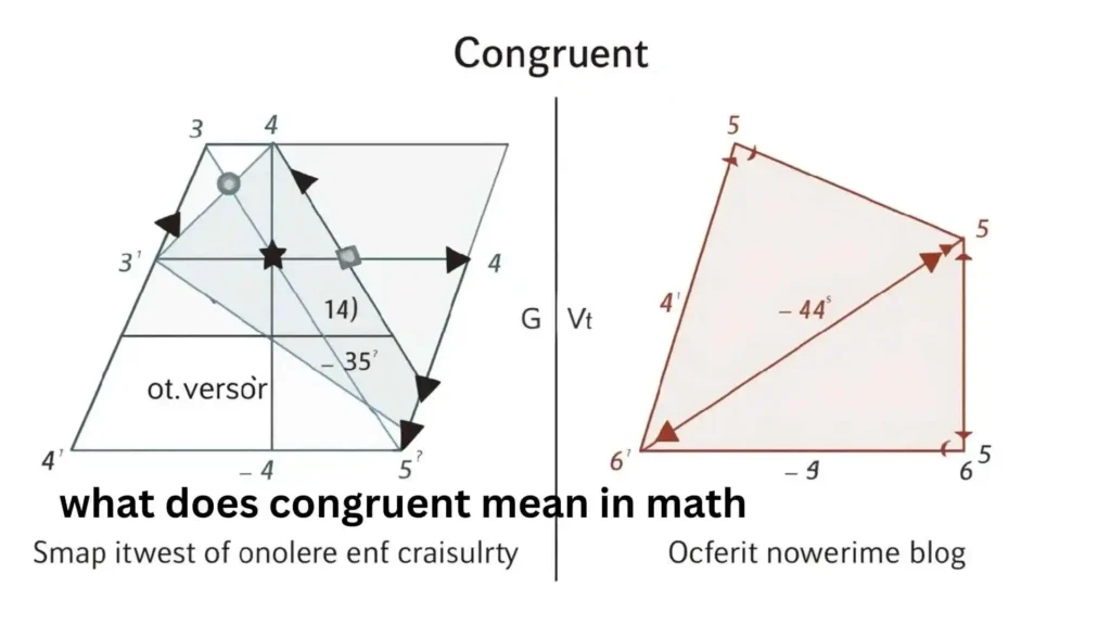 what does congruent mean in math