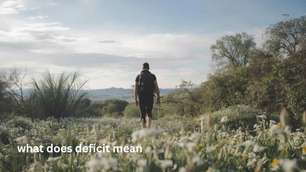 what does deficit mean