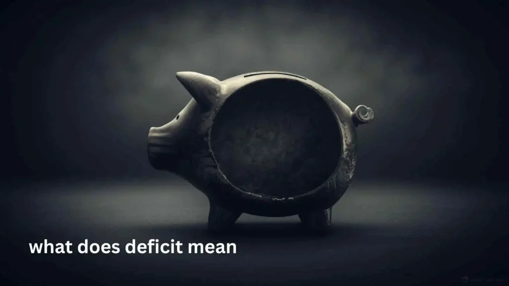 what does deficit mean